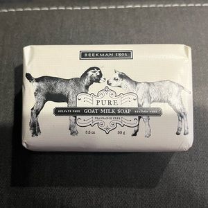 BEEKMAN 1802 Goat Milk Soap Sulfate Free, Fragrance Free and Paraben Free